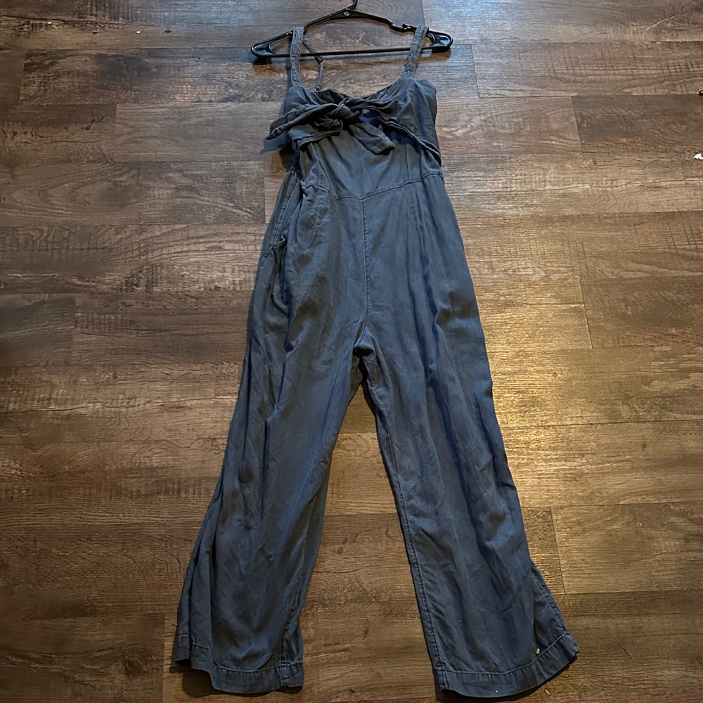 Elegant Charcoal Jumpsuit